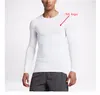 Men's sports running T -shirts long sleeves stretch compression quick-drying tees stitching mesh breathable T-shirt size S-3XL