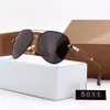 Top QualTiy Fashion G5011 Solglasögon för män Kvinnor Eyewear Designer Brand Sun Glasses Girls Love Geryeglasses With Box304U