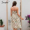 Vintage Print Strand Sommer Frauen Bogen Neckholder rückenfrei sexy Chiffon Lace Up langes Partykleid Vestidos Sommerkleid 210414