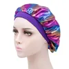 Laser Bonnet Night Sleep Cap Accessori per la cura dei capelli per adulto Raso a tesa larga elastico Turbante Chemio Ragazza ragazzo Cappello