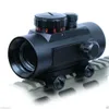 Taktisk 1x40mm Redgreen Dot Sight Scope för gevär 20mm Weaver Rail Mount6551175