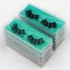 3D Falso Falso Eyelashes Extensão Cabelo Sintético Olho Completo Ilhas Thick Lahs Maquiagem em 10 Edições SDSP004