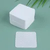 300PCS/Pack Lint-Free Paper Cotton Wipes Eyelash Glue Remover Wipe Clean Cotton Sheet Nails Art Cleanin Cleaner Pads free DHL