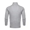2021 Autumn And Winter New Warm High Collar Men's Sweater Long Sleeve Shopping Casual Pullover Coat Slim Knit Shirt Y0907