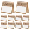 Karty pozdrowienia Toyvian 10pcs Wedding Place Party Miejsce siedzące bankiety