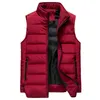 Mens Winter Vest Jacket Zipper Vest Brand Mäns Waistcoat Män Lätt Vattentät Ärmlös Vit Duck Down Male Slim Gilet 210923