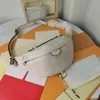 Marsupio in pelle Empreinte Nero Bianco Fiore di qualità eccellente stampato in morbida pelle Moda classica da donna Street Style Cool Bumbag325U