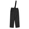 Summer High Waist Single Breasted Full Length Gray And Black Color Tipe Pants Female Trousers 1W910 210421