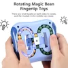 Funny Puzzle Ball Toy Rotating Little Magic Cubes Bean Fingertip Stress Relief Mini Spin Toys Gyroscope Children Educational Learning4700526