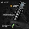 XNET 토치 전문 무선 문신 펜 기계 아티스트 220107에 대 한 강력한 코어리스 모터 1950mAh 리튬 배터리