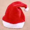 Nyår dekoration jul hatt för baby vuxen plysch Santa Claus hatt jul fest barn gåva xmas dekorationer navidad