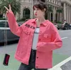 Весна мода Парижская корейская версия женской джинсовой куртки, мужской пары дизайн хип-хоп уличный стиль
