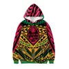 Men's Hoodies & Sweatshirts Fashion Sportswear Polynesian Tribe Tree Printing Hooded Pullover Large Size With Pocket Clothing Suitable For W