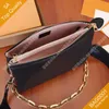 Coussin Bags Designer Women Fashion m57790 Mirror quality Genuine Leather Pillow Shoulderbag With Box B032339o