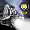 Высокая мощность XHP99 Super Bright LED Head Lamp Fame Falklamps Телескопический Zoom IP64 Водонепроницаемый с заряженным дисплеем