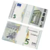 Оптовая поддержка Money Copy Toy Euros Партия реалистичные фальшивые британские банкноты бумажные деньги притворяться двусторонним