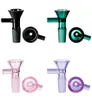 Vintage Glass Bowl for bong water Smoking Pipe hookah 14mm 18mm Male Tobacco Accessories Thick Hand Blown