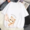 100% coton été surdimensionné T-shirt Harajuku y2k chat mignon dessin animé Anime lâche Ulzzang T-shirt à manches courtes femmes vêtements hauts Y0629