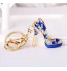 Metal "Cute Mini Enamel Flower-Star-High-Heel Break-Break-Break-Break-Crystal Crystal Crystal Car Chain Torba Pentagram-brelok" G1019