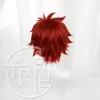 애니메이션 SK8 The Infinity Reki Cosplay Wig Red Hair Men Short Synthetic Hair Halloween 카니발 파티 소품 가발 CAP6311547