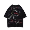 Magliette da uomo Magliette stampate con graffiti Magliette stile casual T-shirt 4XL 5XL Maglietta da uomo estiva Top Tees2073