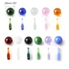 9 Styles Styles Slurpers Accessori per fumo con perle/pillole rubini/pillole 12mm 14mm 20mm 20mm 22Mmod MARBILI DI VETRO VITE SET PER TERP SlUrper Quartz Banger Nails Rigs