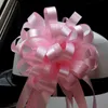 10 stks Bruiloft Auto Decoratie Bloem Pull Boog Linten Gift Birthday Party Levert Home DIY 220106