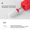 2.35mm Keramische Nail Boor Tips 12 Opties Roestvrijstalen Houders Manicure Accessoires Set Nagels Polijst Machinehoofden