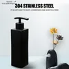 # H40 rostfritt stål handgjorda svart flytande tvål dispenser badrum tvål dispensrar kök maskinvara bekväma tillbehör 211130