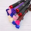 新集計ローズカーネーション石鹸の花バレンタインデーギフト女性ブーケ結婚式の中心部パーティーの装飾花ewe6058