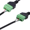 RJ45 Skruvanslutningskabel Male till 8 Pin Extension Cables Bly för CAT5 / 6/7 Ethernet Extender AV DVR