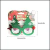 Decorations Festive Supplies Home & Gardenchristmas Gift Christmas Ornaments Glasses Frames Decor Evening Party Decoration Toy Kids Snowman
