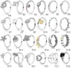 925 Sterling Silver Womens Diamond Ring Designer Mode-sieraden Hart Liefde Bruiloft Verlovingsringen voor vrouwen