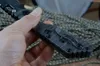 Strider SMF Tactical Folding Y-Start D2 Высокоскоростная стальная стальная черная промытая камнем ручка пламени TC4.