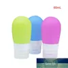 Bouteilles de stockage Bocaux Ensemble de voyage portable Preuve Tubes de silicone compressibles Taille Conteneurs de toilette Continuer rechargeable approuvé1