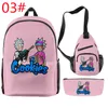 3D Schoolbag Çanta Backwoods Giyilebilir Sırt Çantası Dijital Baskı Açık Mekan Çantalar Leisure Custom için Set 9535838