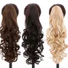 24 Inches Curly Synthetic Claw in Ponytail 8 Colors Simulation Human Hair Extensions Ponytails Bundles AS-C06