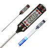 Vleesthermometer voor keuken koken Ultra snel precieze waterdicht digitaal met achtergrondverlichting, magneet en opvouwbare sonde diepe frituur buiten BBQ-grill