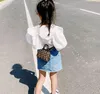 Çocuk Kız Çanta Tasarımcıları PU Deri Zincir Çantalar Sevimli Parti Yemeği El Çantası Küçük Mini Boy Prenses Crossbody Paketi Messenger