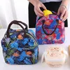 Storage Bags Fashion Flamingo Lunch Bag For Kids Portable Thermal Insulated Breakfast Container Picnic Hiking Women Cooler