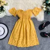 Mulheres praia vestido moda verão sexy esvaziamento fora off ombro branco feminino solto uma linha robe vestidos mujer vestidos casuais