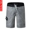 Mens simma shorts Beach Korta byxor Swimming Trunks Snabbtorkad badkläder Bermuda Surfbräda Baddräkt Silver Zwembroek Slip 2021 Ny