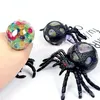 Halloween Fidgets Toy Stress Ball TPR Spider Spider Spider Bead Bead Bead Ball Big-Spider Big-Spider Spidra aperta Música Presente de Natal DHL MS13
