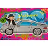 Graffiti Old Man with Dollar Money Bag and Car Posters and Prints ALEC Canvas Paintings Wall Art Pictures for Living Room Home Dec6641248