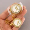 Newborn baby 26 gold metal letters sleep pacifier Silicone pacifier bling nipple funny pacifiers for babies infant Feeding