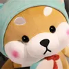 28/38/48 CM Cute Shiba Inu Lalka Pluszowa Zabawka Cartoon Zwierząt Miękki Wypełniony Pies Wysokiej Jakości Baby Sleeping Pillow Dzieci B 210728