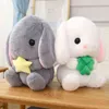 65 cm schattig gevuld konijn knuffel zacht speelgoed kussen konijntje kind kussen pop verjaardagscadeaus voor kinderen baby begeleiden slaap speelgoed