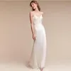 Gonne Elegante Dritto Avorio Saias Longa Jupe Femme Gonna da sposa Lunga di alta qualità con bottoni Faldas