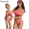 moeder en dochter badpak mama me badmode familie matching kleding outfits kijken mom baby jurken kleding 210429