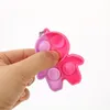 Push Bubble Brelok Fidget Torba Zabawki Wisiorek Wysokiej Jakości Silikonowe Śliczne zabawki Dekompresyjne
